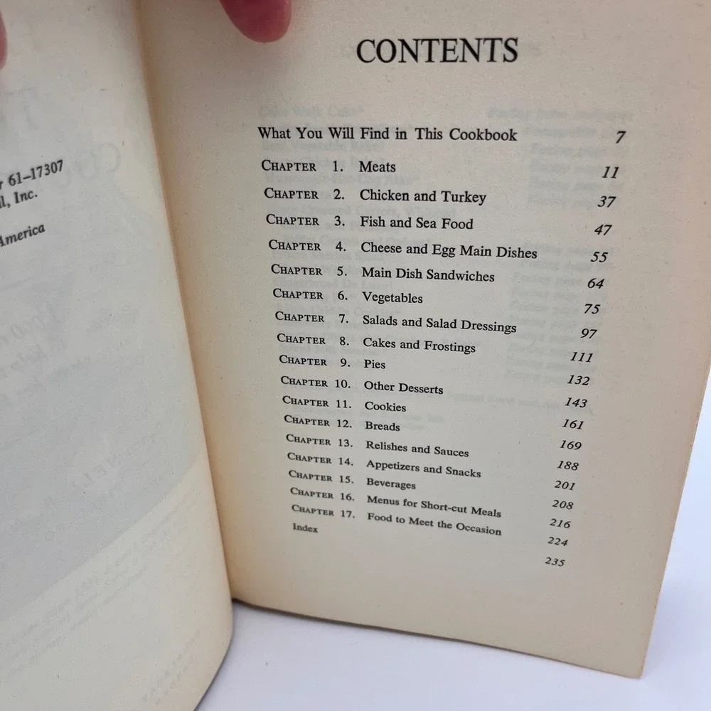 Farm Journal Timesaving Country Cookbook 1961 First Edition Nell Nichols Vintage